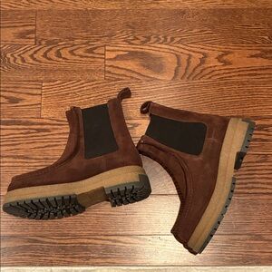 CALIA by Carrie Underwood Brown Ankle Boots